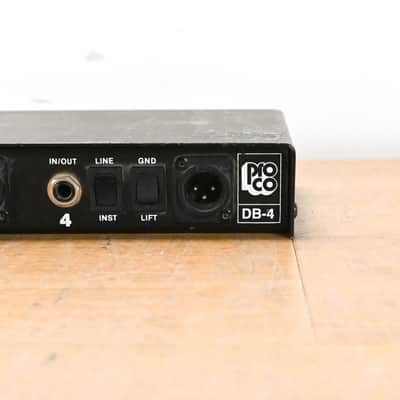 ProCo DB-4 4-Channel Passive Rackmount Direct Box CG014TK image 6
