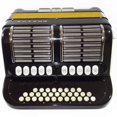 Close to New! Hohner Ouverture V Diatonic Original German Squeezebox, Button Accordion Garmon, Straps 2040, Rare Luxury Harmonica, Fantastic sound! image 9