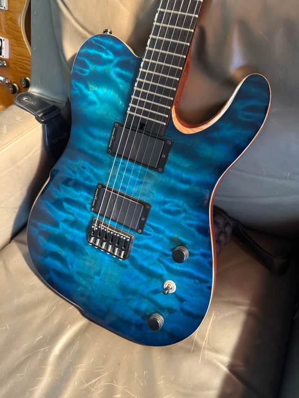 Hufschmid Telecaster Custom 2017 - Bengal Blue image 1