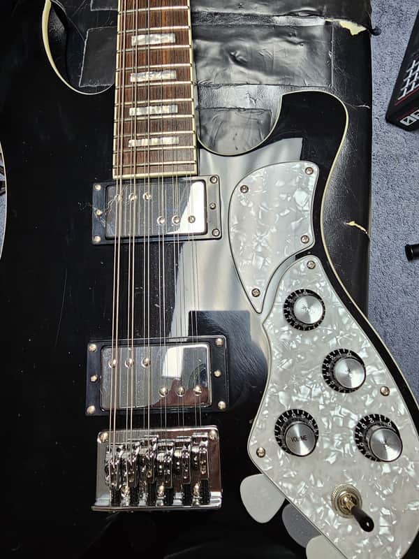 Schecter 12 string Electric guitar Stargazer 2018 - Black image 1