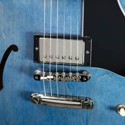 Gibson ES-335 Semi-Hollow Electric Guitar - Ocean Blue with Hardshell Case image 10