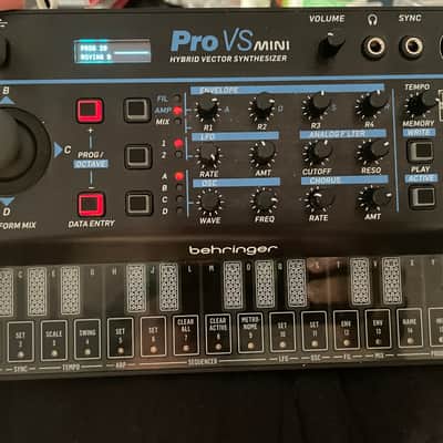 Behringer Pro VS Mini 4-Voice Hybrid Vector Synthesizer 2023 - Present - Black image 8