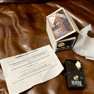 RARE Hermida Audio Reverb 2 - 2013 - Black - MIB - Original Owner - Quick Ship image 2
