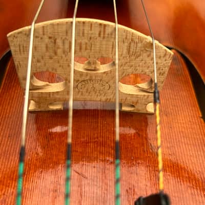 16” Ming-Jiang Zhu MJ200 Tertis Viola w/ Pernambuco Bow, Case, & Extras image 9