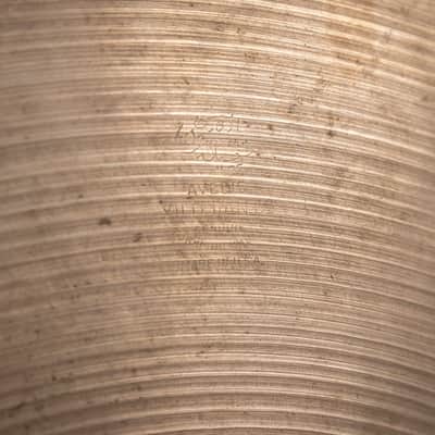 1970s Zildjian 22" A Thin Stamp Ride Cymbal 2930g image 8