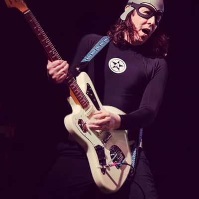 Lefty Left Handed Fender Jaguar Olympic White - Aquabats owned - image 9