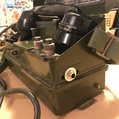 Vintage Army Telephone  Microphone by Weird & Wired (2022, Black & Green) image 10