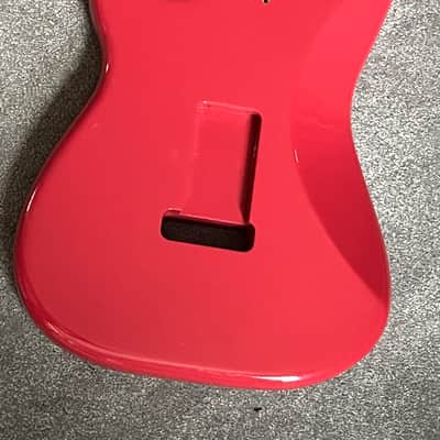 Fender American Professional Classic Stratocaster guitar body Dakota red image 5