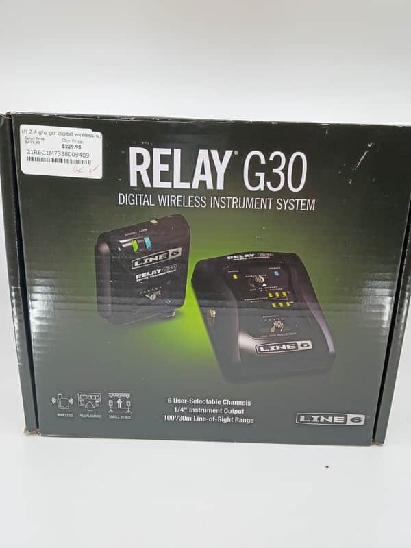 Line 6 Relay G30 Guitar Wireless System 2010s - Black image 1
