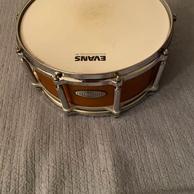 Pearl FTMMH1465 Free-Floating 14x6.5" Maple/Mahogany Snare Drum 2014 - 2020 - Satin Mahogany image 2