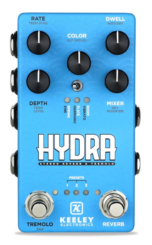 Keeley Hydra Stereo Reverb & Tremolo, BRAND NEW WITH WARRANTY! FREE SHIPPING IN THE U.S.! image 1
