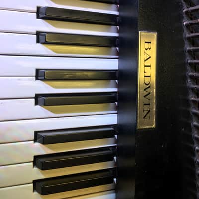 Baldwin Solid Body Harpsichord 1967 Black w/Red Soundboard image 10