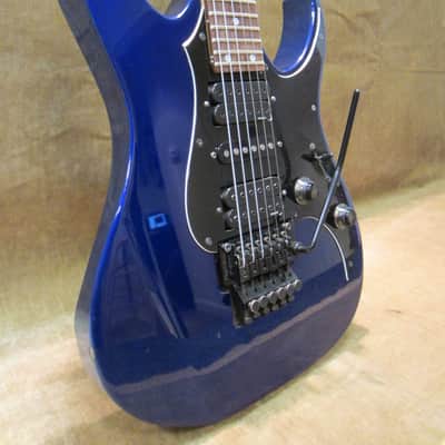 1991 Fender Heartfield Talon II Electric Blue Floyd Rose & Dimarzio's Orig Case Free US Shipping! image 3
