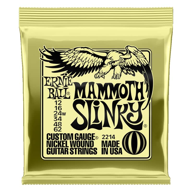 Ernie Ball 2214 Nickel Wound Mammoth Slinky 12-62 image 1