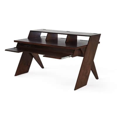 Output Platform - A Studio Desk for Musicians - Kodiak Brown / Without Keyboard Tray image 2
