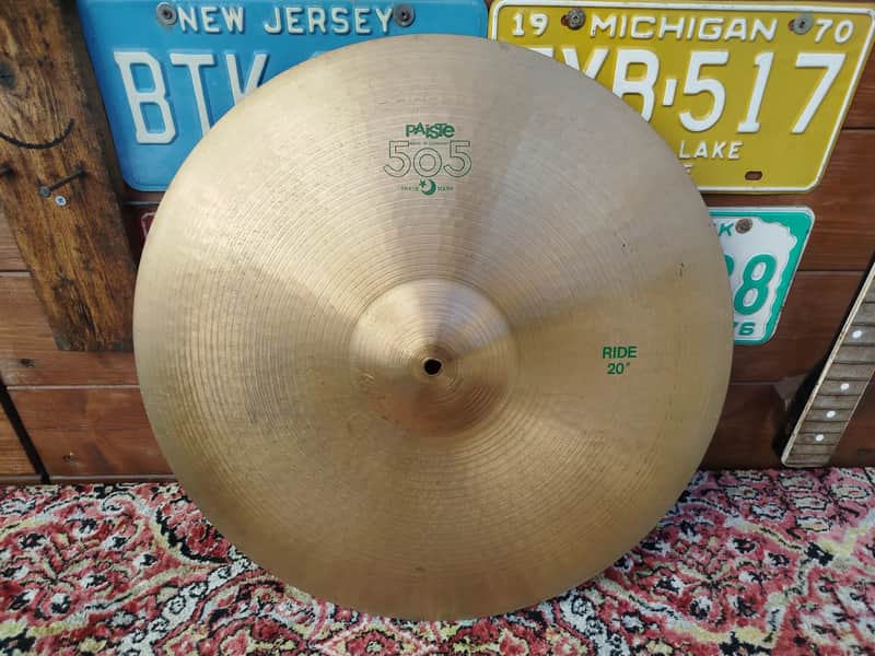 PAISTE 505 20" Ride 1982 Vintage. image 1