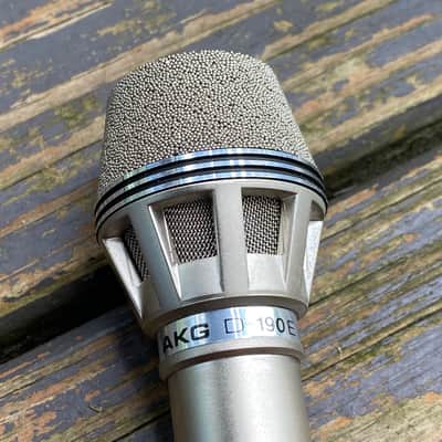 Vintage AKG D190E Dynamic Cardioid Microphone D 190 E mic 1970s image 6