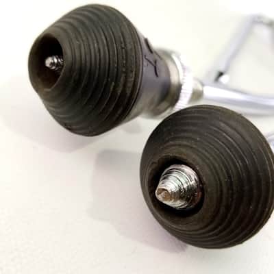 Sonor Phonic Bass Drum Leg Mounts+Spurs Set/Pair(2)Vintage German Super Champion image 4