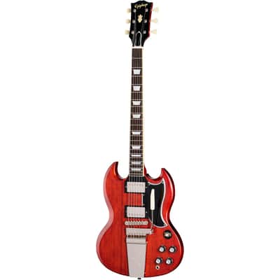 Epiphone 1964 SG Standard with Maestro Vibrola Reissue Guitar - Cherry Red image 3