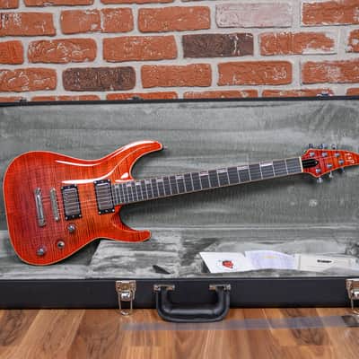 ESP Custom Shop Horizon NT FM Flame Maple Top Purple/Red Gradation Tear Drop 2024 w/OHSC image 2