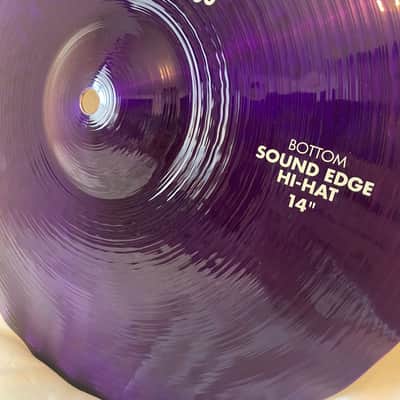 Paiste 900 Series 14” Soundedge Hi Hat bottom Purple - Purple image 1
