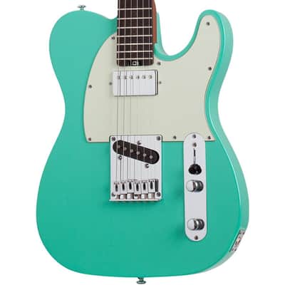 Schecter Nick Johnson Signature PT Solid Body Electric Guitar (Atomic Green) image 1