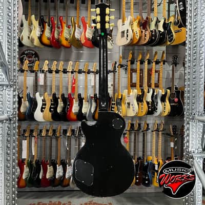 Gibson   Les Paul Studio Ebony Repaired Hea DS Tock image 9
