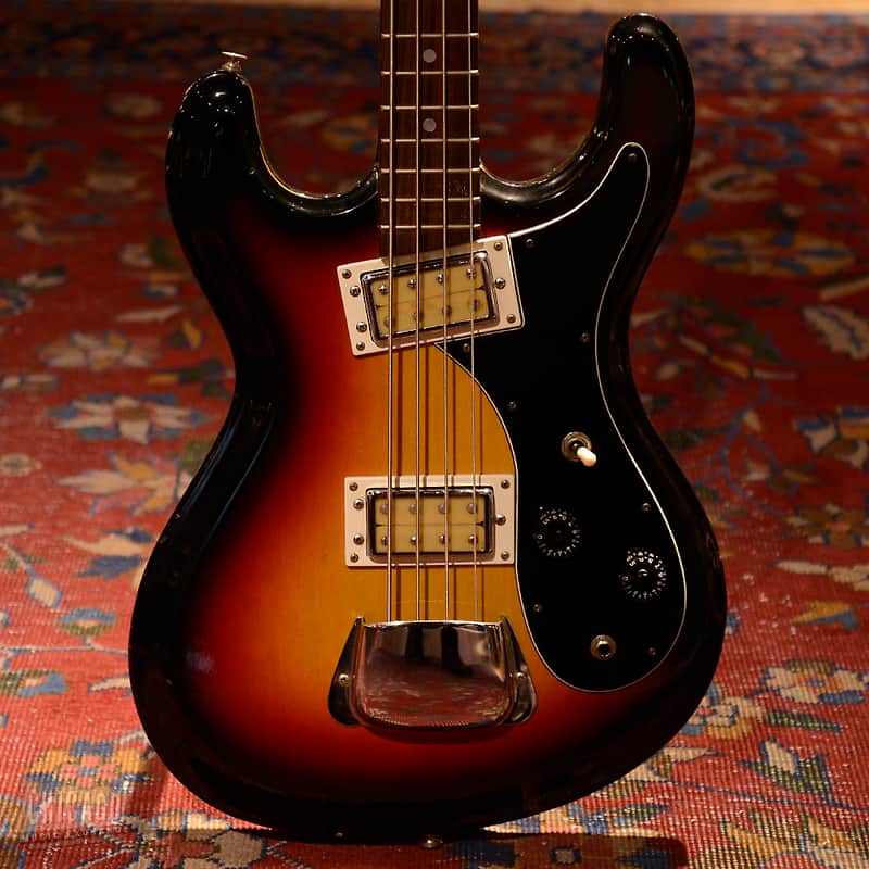 Univox Hi-Flyer Bass Sunburst 1971 image 1