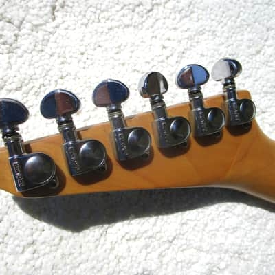 Washburn G-3V Strat Style Guitar, 1986, Japan, Pat. Floyd Rose, Gig Bag image 14