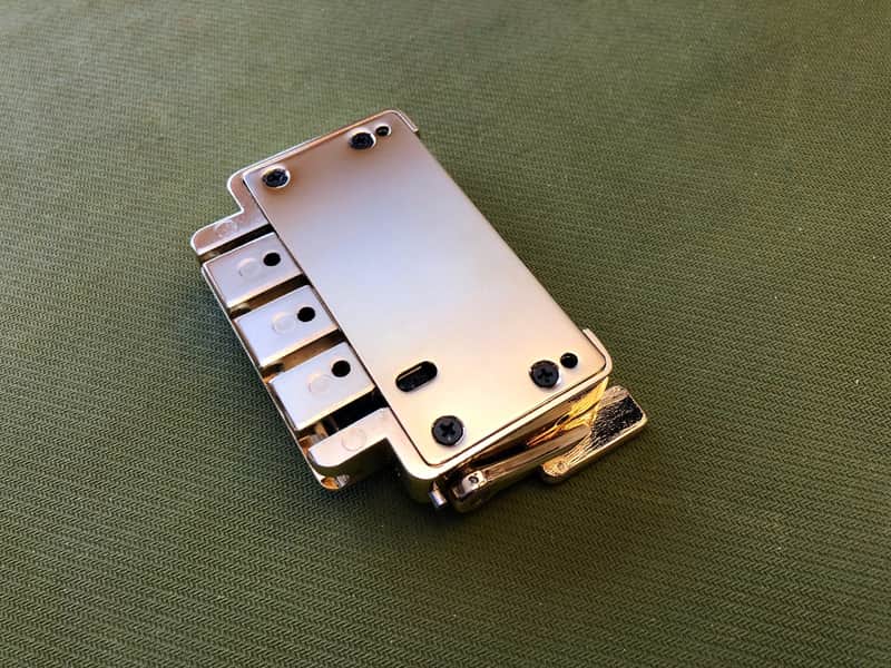 Steinberger DB Drop-D Gold Bridge - Retrofit for Any 4-String Bass