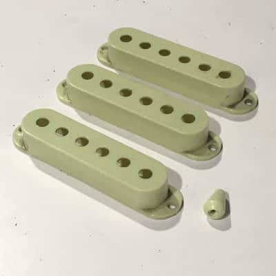 Vintage Spec 52mm Bold Mint Green Pickup Covers Strat Relic Fender Stratocaster image 1
