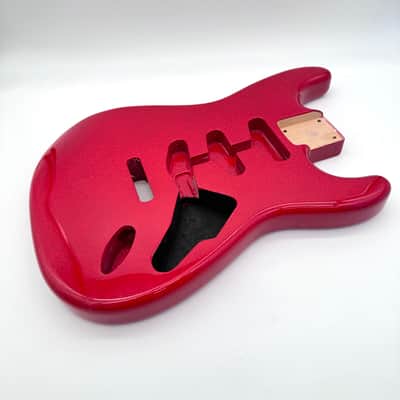 HooDoo Stratocaster Body Alder Sparkle Red hsb6409 image 1