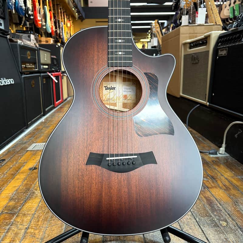 Taylor 322ce 12-fret Acoustic-electric Guitar Satin Edgeburst w/Hard Case image 1