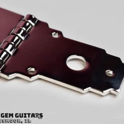 New! Gibson OEM "Diamond Hinge" Trapeze Tailpiece - Nickel - fits ES-175, L-4, Tal Farlow and others! image 5