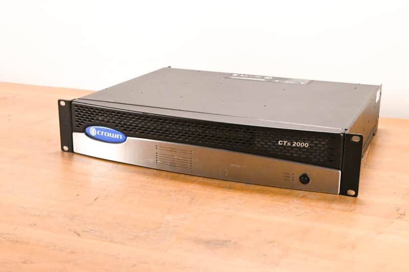 Crown CTs 2000 2-Channel 1000W Power Amplifier CG01ZYS image 1
