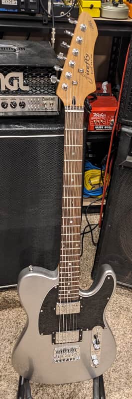 Firefly Baritone Tele HH - 27" Scale, Roasted Maple Neck, Rosewood FB, Stainless Steel Frets, Locking Tuners, High-Quality MIK Alnico 5 Humbuckers image 1