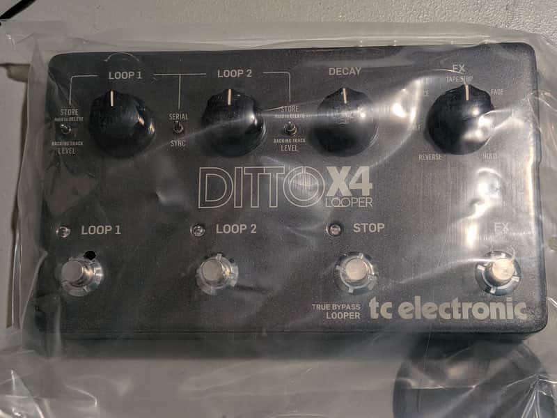 TC Electronic Ditto X4 Looper 2016 - Present - Black image 1