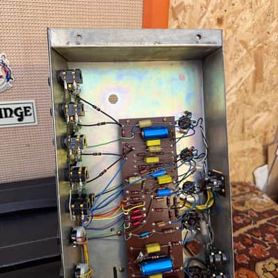 Immagine Vintage 1960s Carlsbro CS60 PA Valve Guitar Amplifier Head w/ Lay Down TF - 17