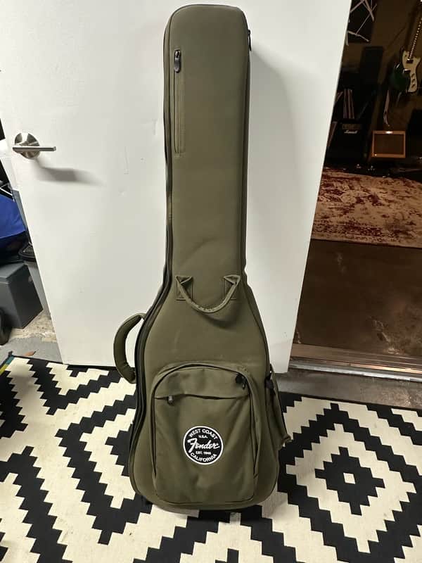 Fender Troubadour Electric Bass Guitar Gig Bag, Olive image 1
