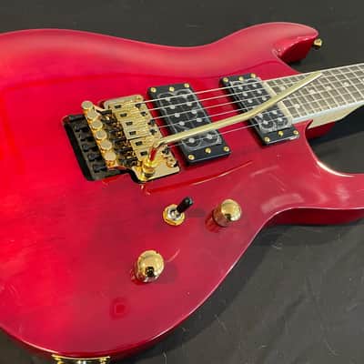 Harley Benton S-620 TR Translucent Red 2025 Rock Series + Floyd Rose image 2