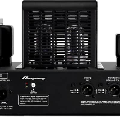 Ampeg PF-20T Portaflex 20-Watt Tube Bass Amp Head - Black image 2