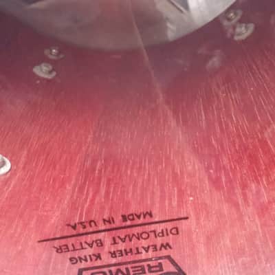VINTAGE Tama Royalstar 12 x 11  Rack Tom 70s 80s RED MAHOGANY JAPAN Projects Popcorn Snare Shallow or Concert TOM image 25