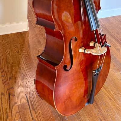 Shen Upright Bass 3/4 With Bow and Case image 3