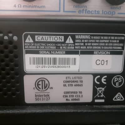 Ampeg Micro-VR 200W Bass Amplifier Head – Good Condition image 4