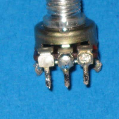 one used vintage genuine Boss DIST (VR2) pot potentiometer from for DF2 pedal DF-2, M250k A, 1980'S image 11