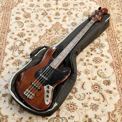 Fender Japan Classic 60s Jazz Bass Guitar Walnut with Gig Bag image 10