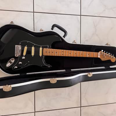 1996 Fender American Standard 50th anniversary Stratocaster black image 11