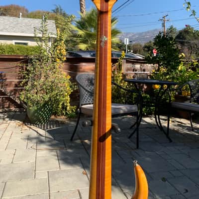 Tobias Signature 5 String CUSTOM (mid-90's) Woods and Mother of Pearl image 17