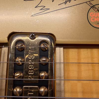 2014 Gretsch G6120AM Chet Atkins Hollow Body Amber Flame Filter’Tron Bigsby OHSC image 15