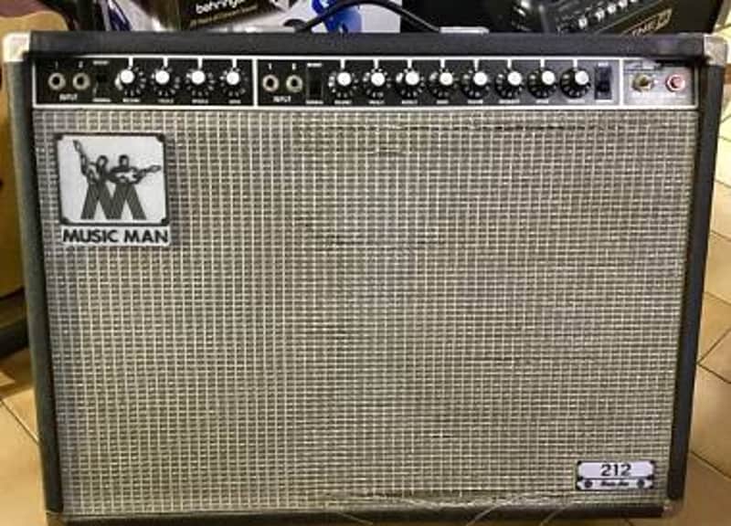 music man sixty five reverb 2x12 - alnico square magnets amplifi... image 1